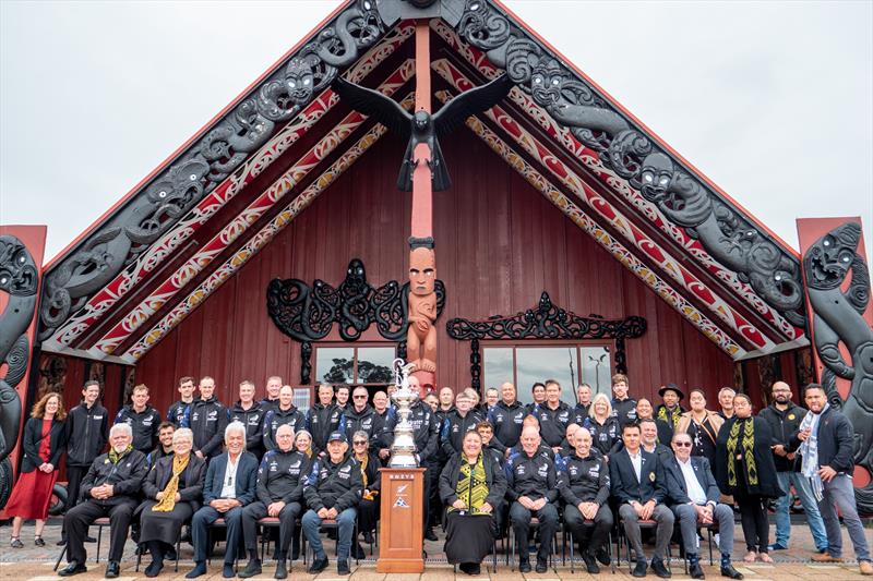 Emirates Team New Zealand and Ngati Whatua Orakei  - September 29, 2022 photo copyright Emirates Team New Zealand taken at Royal New Zealand Yacht Squadron and featuring the ACC class