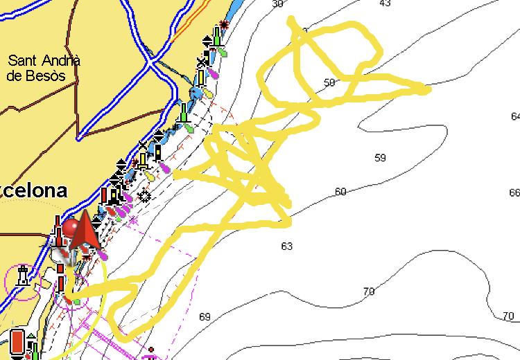 GPS Track Alinghi RBR 21 October 2022 - photo © AC37 Joint Recon