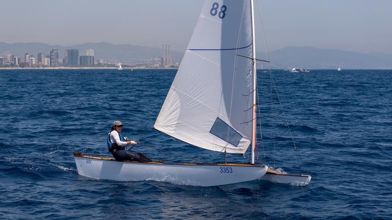 Patín Catalán - 18 ft catamaran sailing in Barcelona - photo © James Somerset / Emirates Team New Zealand