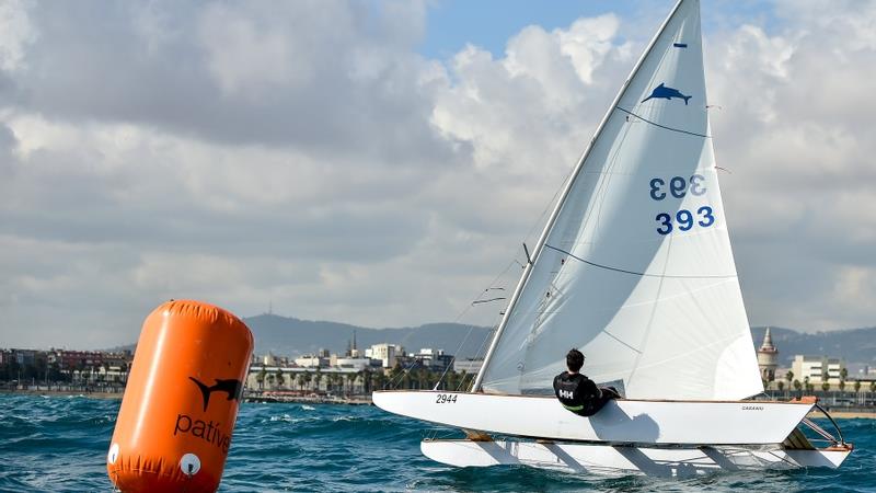 Patín Catalán - 18 ft catamaran sailing in Barcelona - photo © James Somerset / Emirates Team New Zealand