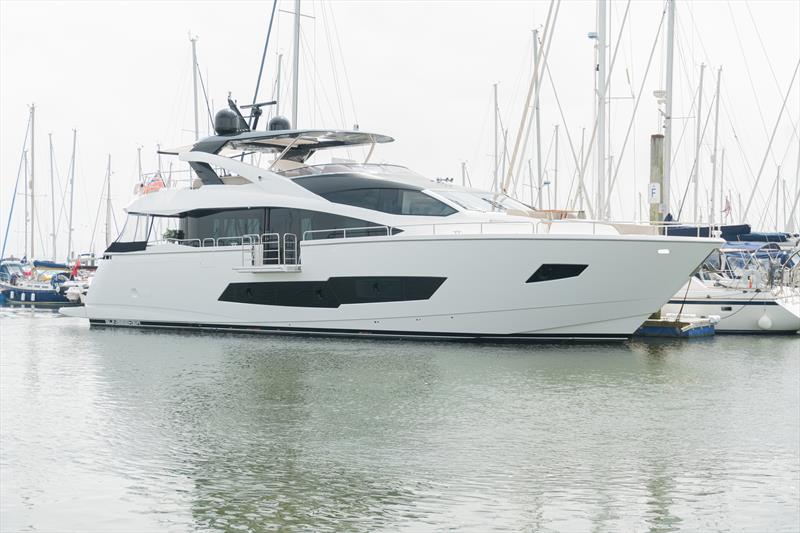 Sunseeker 86 Yacht Hard 8  photo copyright Ancasta taken at  and featuring the  class