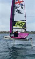 Eve Kennedy sailing downwind © ASC Performace Academy