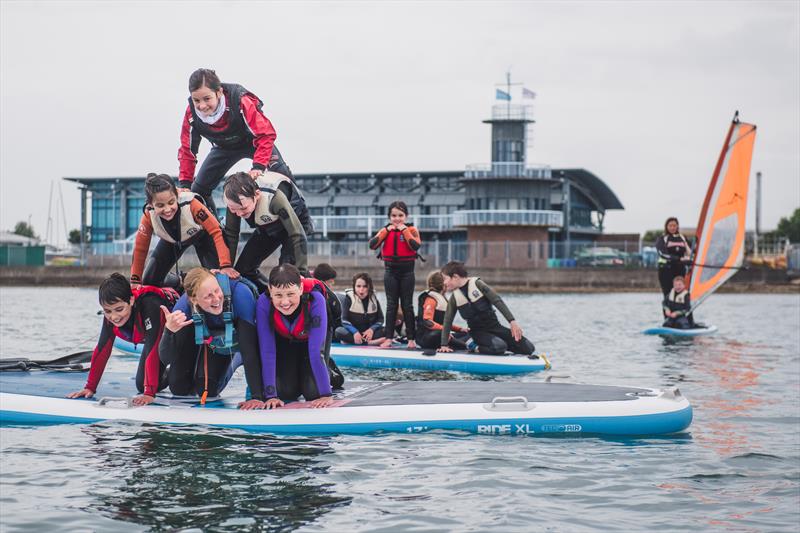 Young on the water in Portsmouth photo copyright Andrew Simpson Foundation taken at Andrew Simpson Sailing Centre and featuring the  class