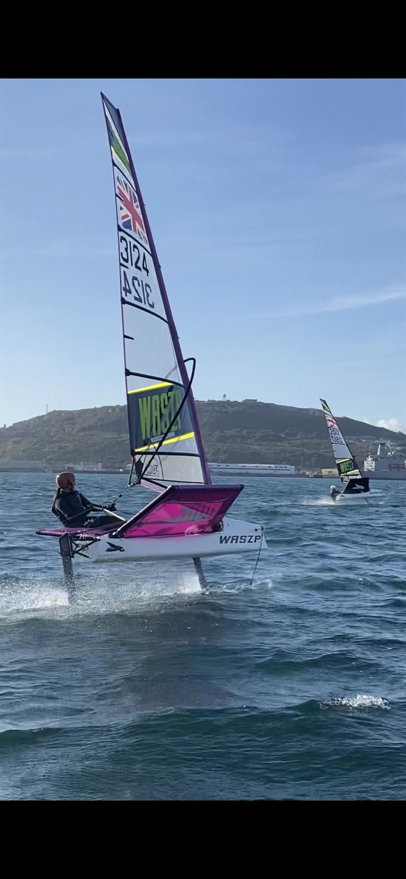 Bella Fellow Upwind photo copyright ASC Performance Academy taken at Andrew Simpson Sailing Centre and featuring the  class