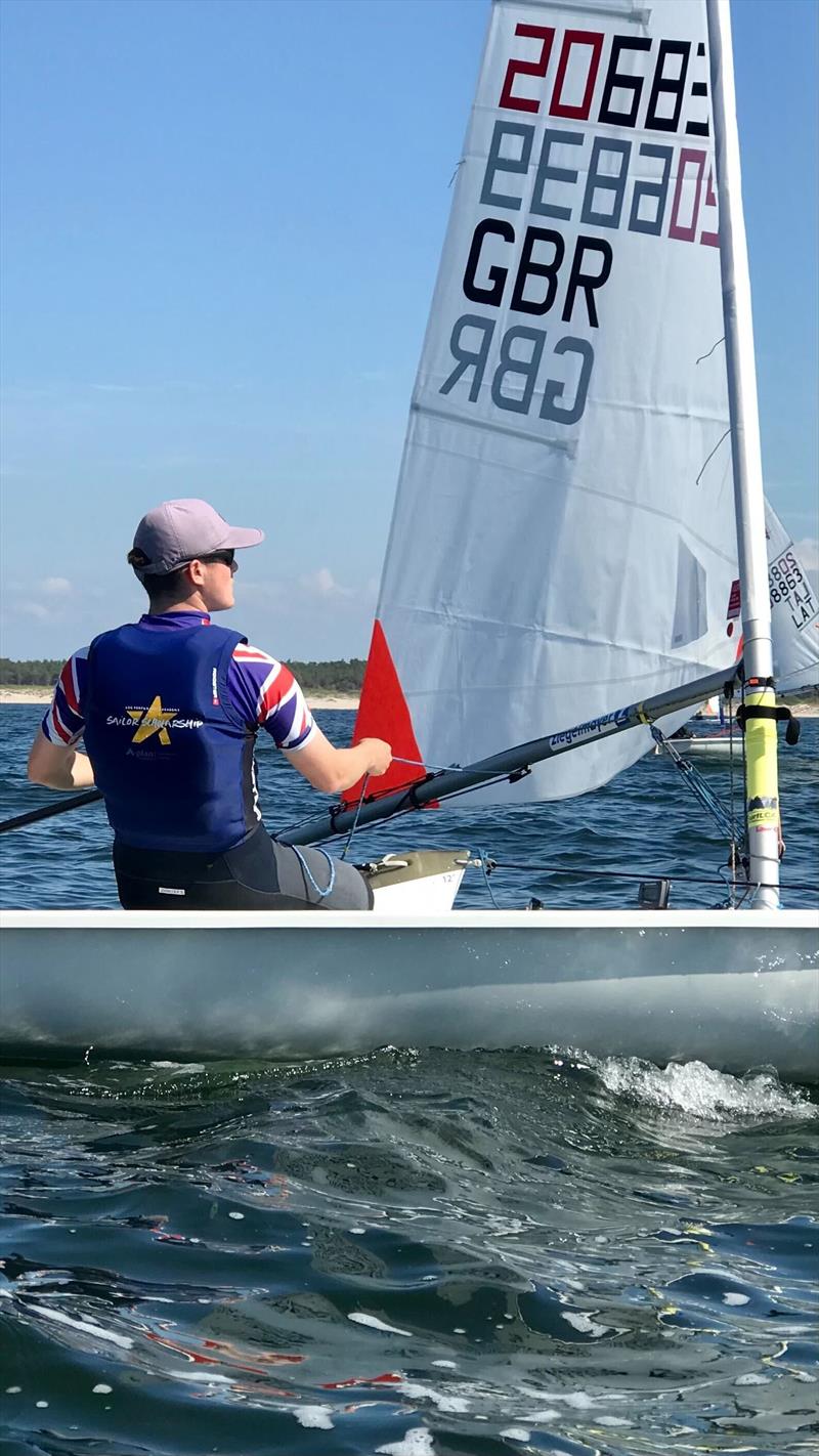 Henry Redmond, Competing in the ILCA 4 Europeans photo copyright ASC Performance Academy taken at Andrew Simpson Sailing Centre and featuring the  class
