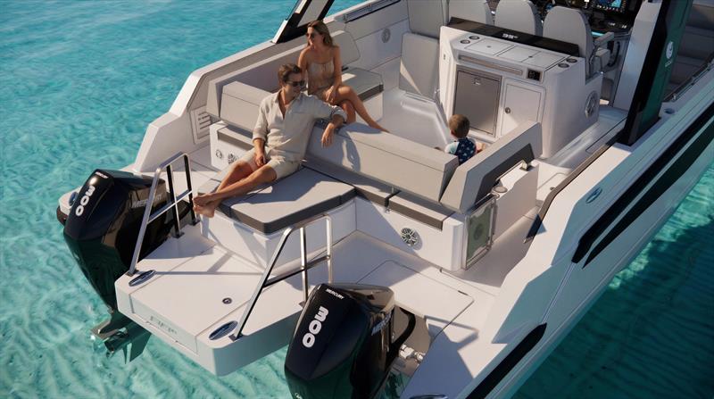 35 Sport Aft View - photo © Aquila Catamarans