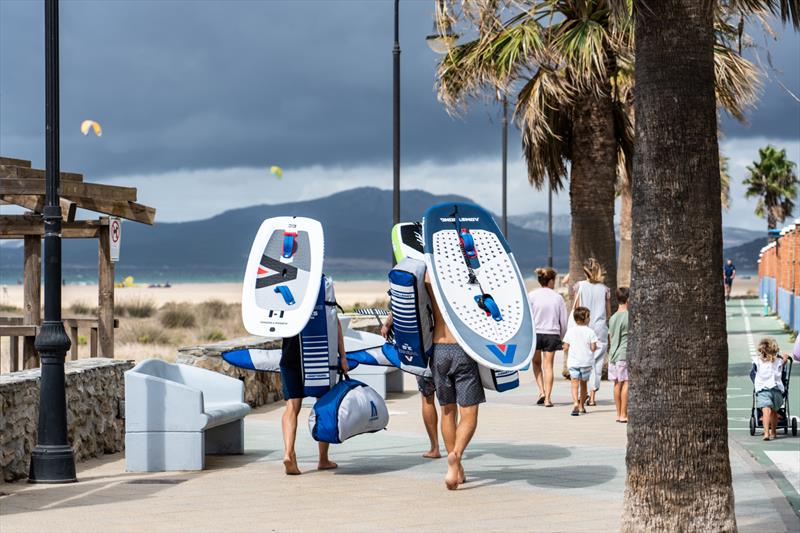 Wing Foiling in Tarifa, Spain. - photo © Beau Outteridge