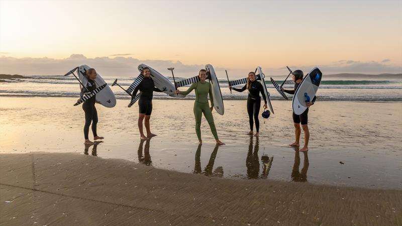 Armstrong Foils: Foiling just after dawn in the far North of NZ - Home Tour II - May 2025 photo copyright Frank Berthuot/Armstrong Foils taken at Wakatere Boating Club and featuring the  class