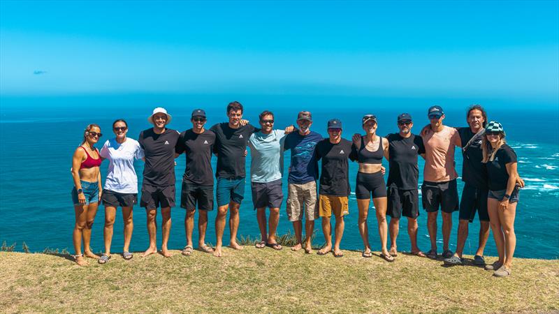 The Armstrong team at Cape Reinga - where the two oceans meet - Armstrong Foils - Home Tour II - May 2025 photo copyright Frank Berthuot/Armstrong Foils taken at Wakatere Boating Club and featuring the  class