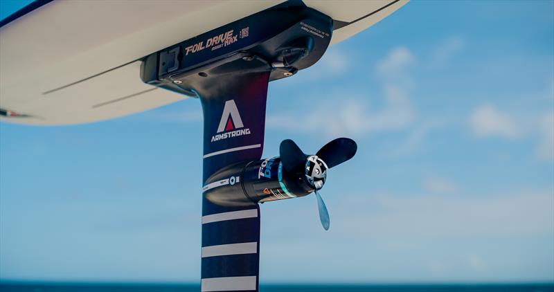 Armstrong carbon mast and foil drive - October 2025 - photo © Armstrong Foils
