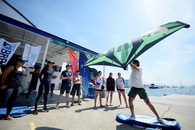Mubadala Brazil SailGP Team and Nas Mares host the Driving Change - Foiling Clinic Rio ahead of the ENEL Rio Sail Grand Prix - April 08, 2026 - photo © Alexandre Loureiro/SailGP