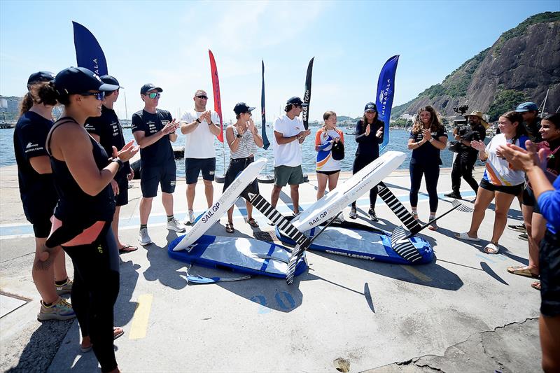 Mubadala Brazil SailGP Team and Nas Mares host the Driving Change - Foiling Clinic Rio ahead of the ENEL Rio Sail Grand Prix - April 08, 2026 - photo © Alexandre Loureiro/SailGP