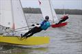 Frank O'Rourke leading from Don McArthur to take the 2025 NSW state title at Toukley Sailing Club &copy; Toukley Sailing Club