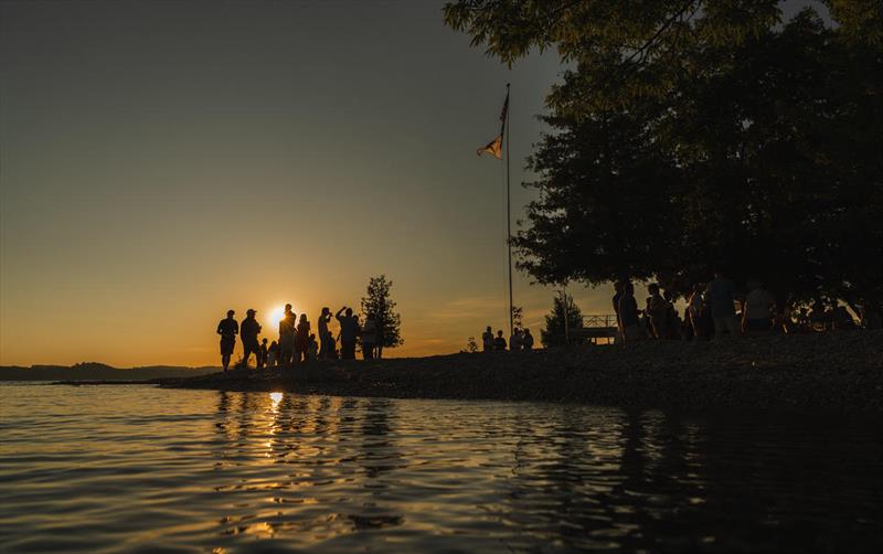 2026 A Scow National Championship photo copyright Hannah Noll taken at Torch Lake Yacht and Country Club and featuring the A Scow class