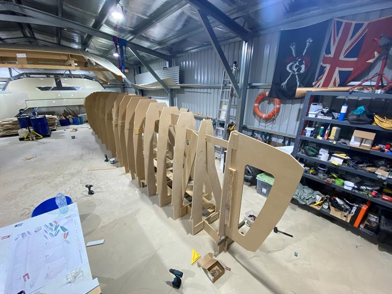 Schionning Arrow on target using DuFLEX panel system - photo © ATL Composites