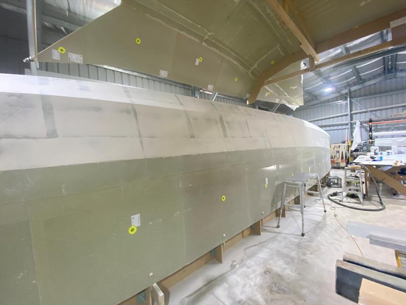 Schionning Arrow on target using DuFLEX panel system - photo © ATL Composites