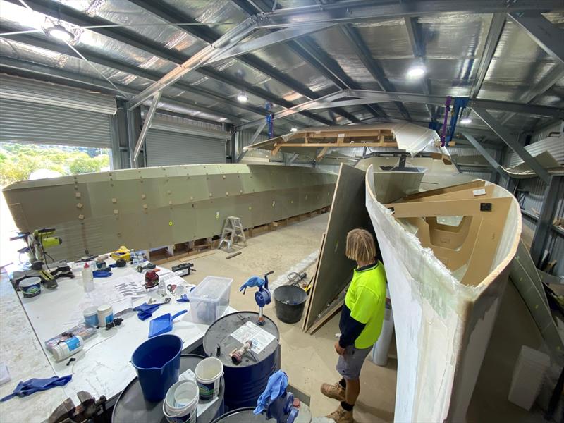 Schionning Arrow on target using DuFLEX panel system photo copyright ATL Composites taken at  and featuring the  class