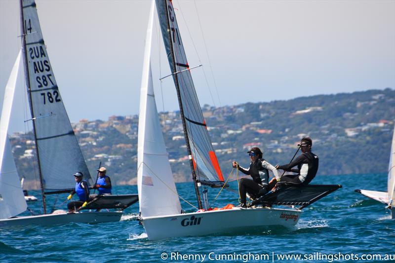 B14 World Championships on Port Phillip Bay photo copyright Rhenny Cunningham / www.sailingshots.com.au taken at McCrae Yacht Club and featuring the B14 class