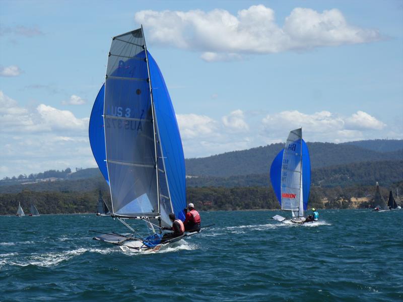 B14 Worlds at Bell Bay, Tasmania day 4 photo copyright Jack Wells taken at Port Dalrymple Yacht Club and featuring the B14 class