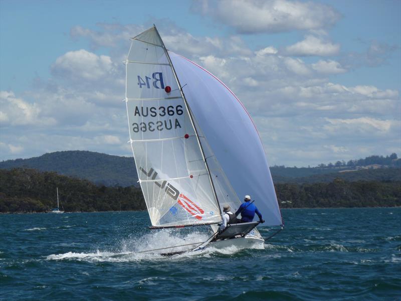 B14 Worlds at Bell Bay, Tasmania day 4 photo copyright Jack Wells taken at Port Dalrymple Yacht Club and featuring the B14 class