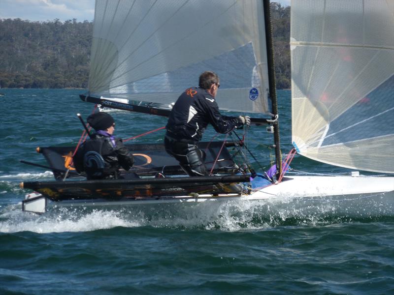 B14 Worlds at Bell Bay, Tasmania day 4 photo copyright Jack Wells taken at Port Dalrymple Yacht Club and featuring the B14 class