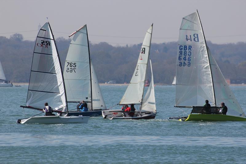 Weston Grand Slam photo copyright Weston Sailing Club taken at Weston Sailing Club and featuring the B14 class