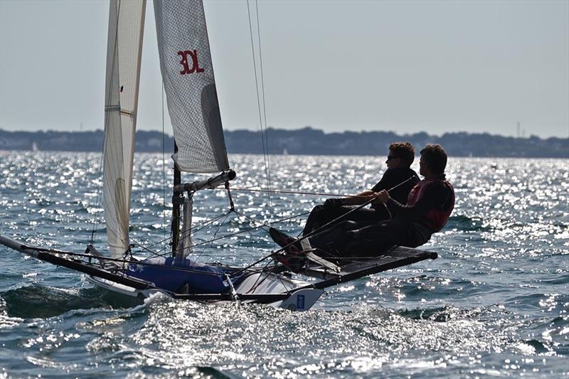 B14 Worlds at Carnac day 4 photo copyright Alex Hayes taken at Yacht Club de Carnac and featuring the B14 class