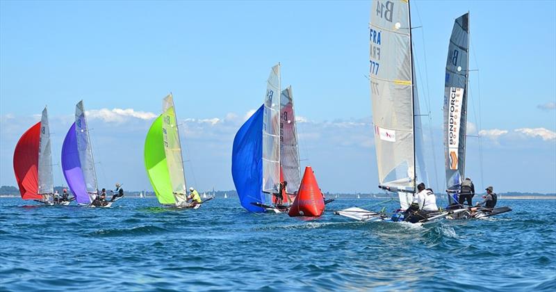 B14 Worlds at Carnac day 5 photo copyright Alex Hayes taken at Yacht Club de Carnac and featuring the B14 class