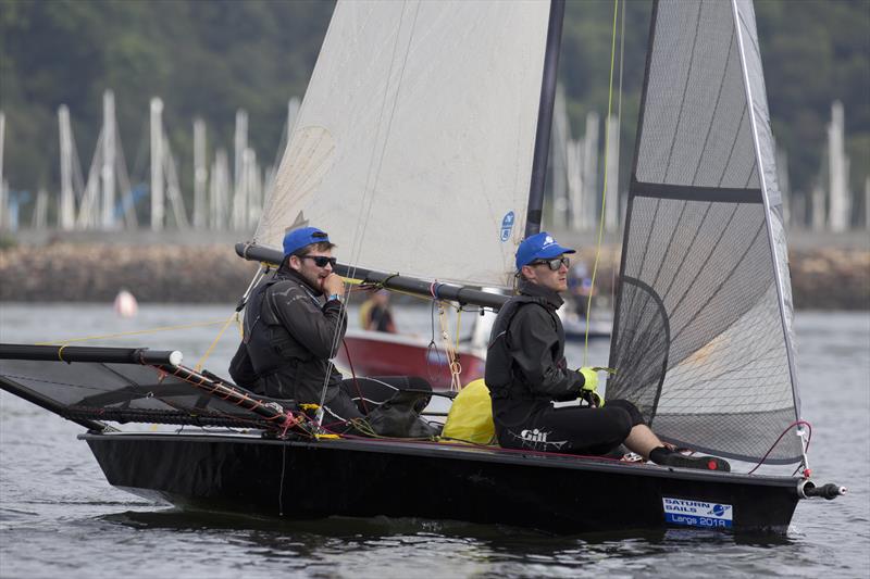 Largs Regatta Festival 2019 photo copyright Marc Turner / www.pfmpictures.co.uk taken at Largs Sailing Club and featuring the B14 class