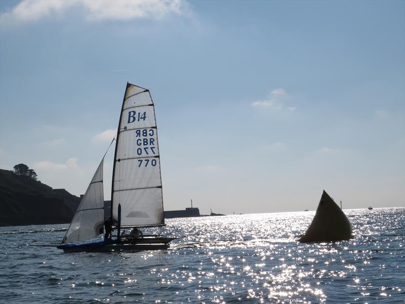 Allspars Final Fling 2021 in Plymouth photo copyright Keith Davies taken at Royal Western Yacht Club, England and featuring the B14 class
