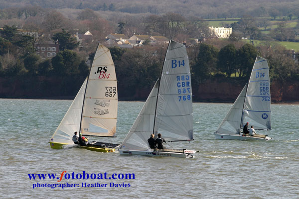 Starcross Steamer Pursuit Race photo copyright Heather Davies / www.fotoboat.com taken at Starcross Yacht Club and featuring the B14 class
