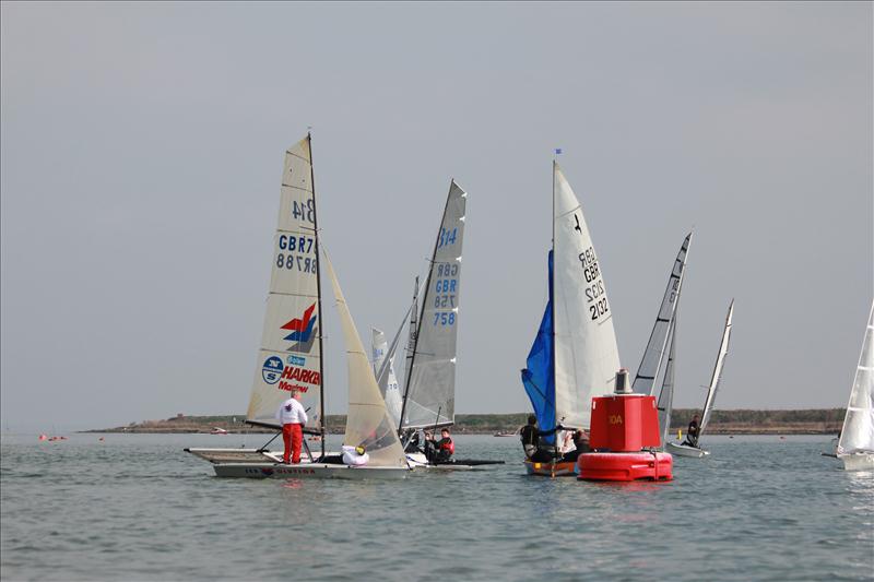 B14s at the Hoo Freezer photo copyright Mark Bloomfield taken at Hoo Ness Yacht Club and featuring the B14 class