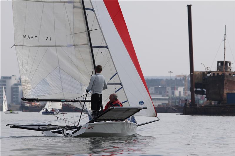 B14s at the Hoo Freezer photo copyright Mark Bloomfield taken at Hoo Ness Yacht Club and featuring the B14 class