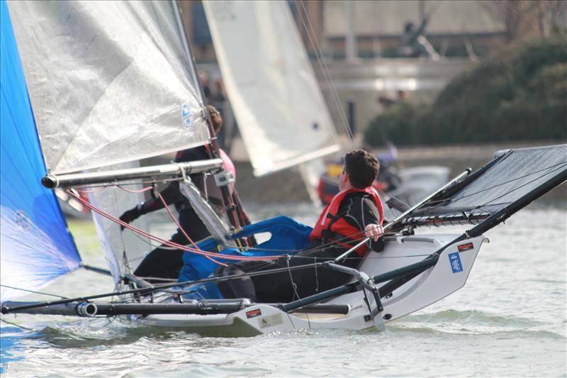 B14s at the Hoo Freezer photo copyright Mark Bloomfield taken at Hoo Ness Yacht Club and featuring the B14 class