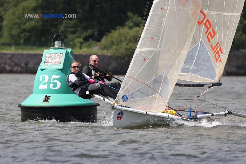 River Exe Regatta at Lympstone photo copyright Mike Rice / www.fotoboat.com taken at Lympstone Sailing Club and featuring the B14 class