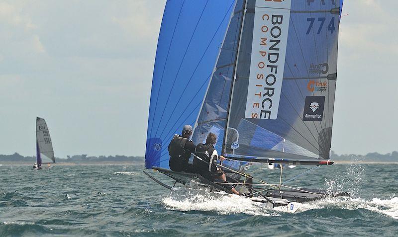 Day 3 of B14 European Championships at Carnac photo copyright B14 Class taken at Yacht Club de Carnac and featuring the B14 class