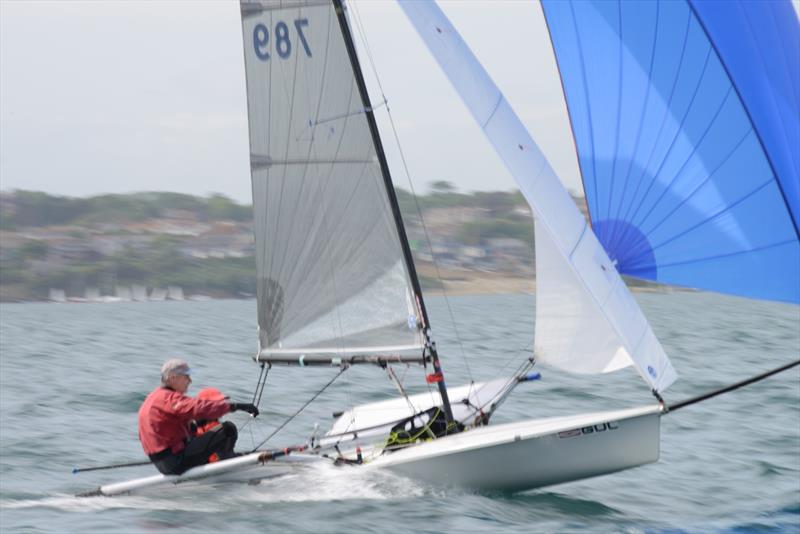 B14 TT Round 3 at the 2022 Weymouth Skiff Open photo copyright Richard Bowers taken at Weymouth & Portland Sailing Academy and featuring the B14 class