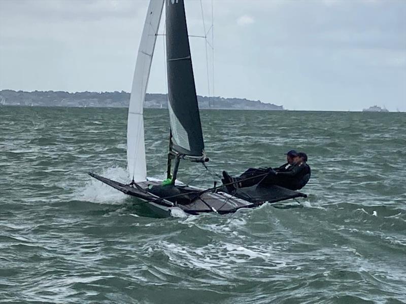 B14 TT at Lee-on-the-Solent photo copyright Kathy Sherratt / Alan Davis taken at Lee-on-the-Solent Sailing Club and featuring the B14 class