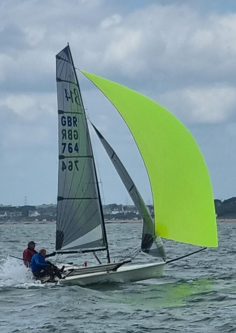 B14 TT at Lee-on-the-Solent photo copyright Kathy Sherratt / Alan Davis taken at Lee-on-the-Solent Sailing Club and featuring the B14 class