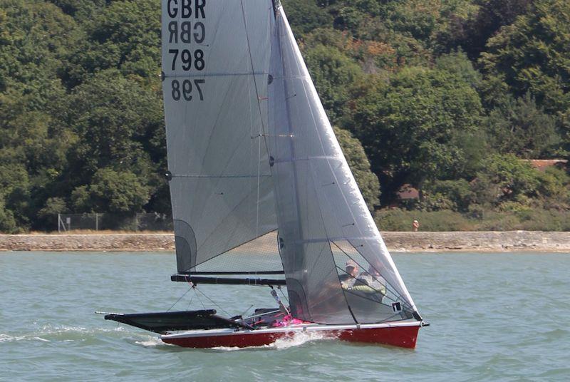 B14 Invitational and TT round 4 at Weston photo copyright Alan Davis taken at Weston Sailing Club and featuring the B14 class