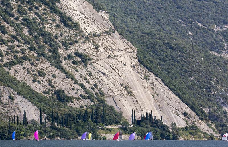 B14s at Lake Garda in 2016 photo copyright Tim Olin / www.olinphoto.co.uk taken at Circolo Vela Torbole and featuring the B14 class