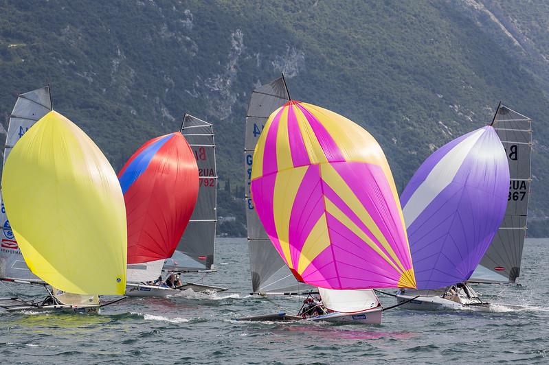 B14s at Lake Garda in 2016 photo copyright Tim Olin / www.olinphoto.co.uk taken at Circolo Vela Torbole and featuring the B14 class