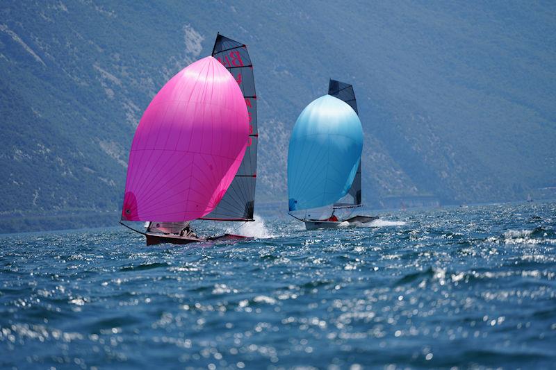 B14 Europeans at Lake Garda Day 3 photo copyright Lotte Johnson / www.lottejohnson.com taken at Circolo Vela Torbole and featuring the B14 class