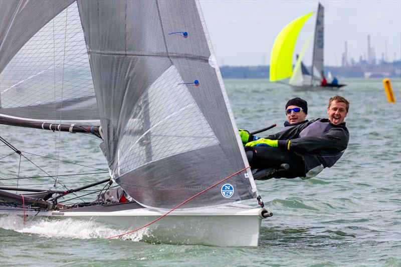 B14 Open at Stokes Bay photo copyright Tim Olin / www.olinphoto.co.uk taken at Stokes Bay Sailing Club and featuring the B14 class