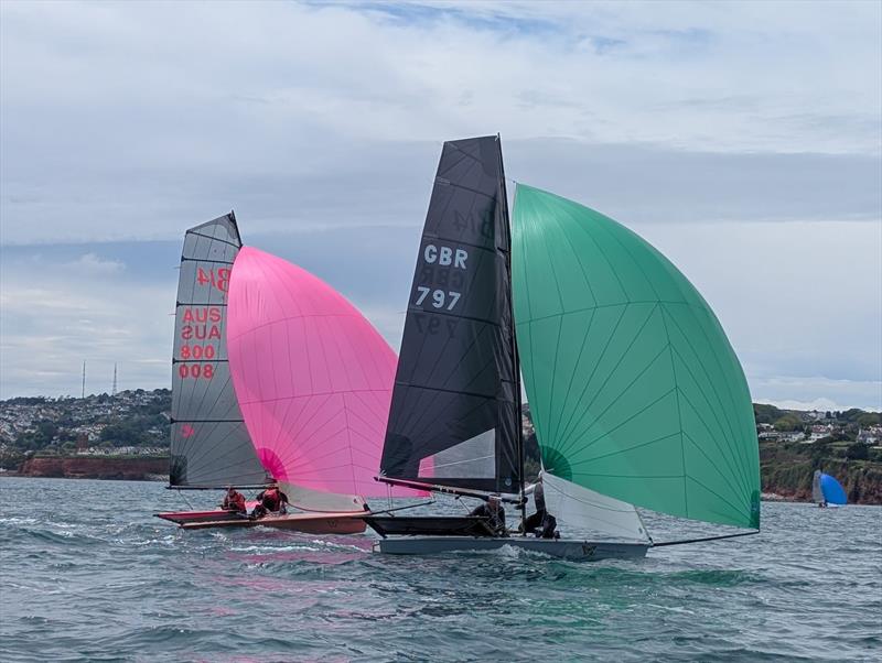 Pathfinder Homes B14 European and Global Championships at Torbay Day 3 photo copyright Royal Torbay Yacht Club taken at Royal Torbay Yacht Club and featuring the B14 class