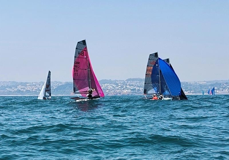 Pathfinder Homes B14 Global Championship at Torbay Day 3 photo copyright James Clapham taken at Royal Torbay Yacht Club and featuring the B14 class
