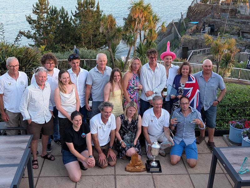 Pathfinder Homes B14 Global Championship at Torbay Prize Giving photo copyright Bob Penfold taken at Royal Torbay Yacht Club and featuring the B14 class