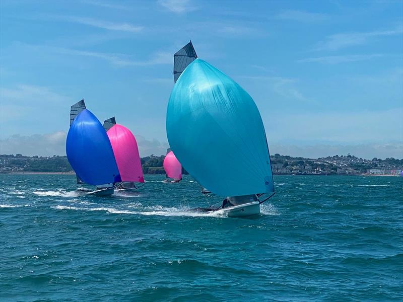 Pathfinder Homes B14 Global Championship at Torbay Day 4 photo copyright Bob Penfold taken at Royal Torbay Yacht Club and featuring the B14 class