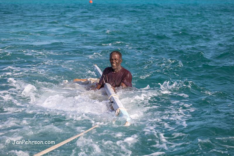 Sunken sloops were refloated and towed back to the dock photo copyright Jan Pehrson taken at  and featuring the Bahamian Sloop class