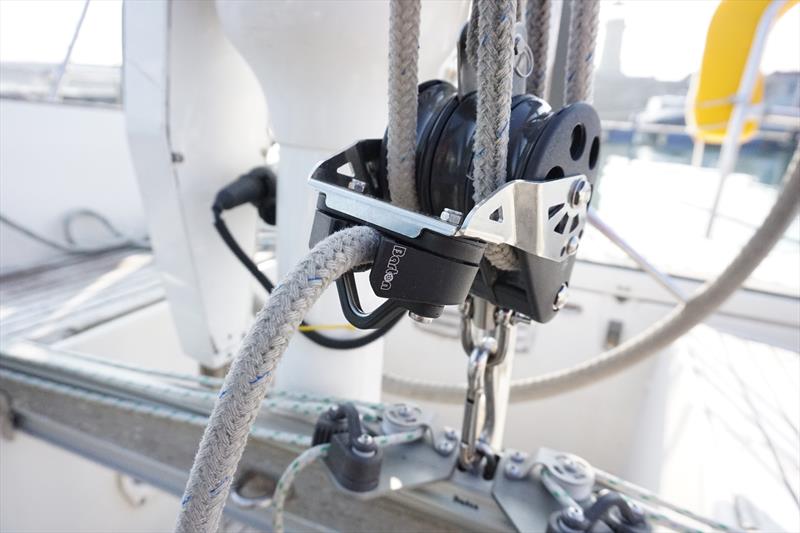 Barton Mainsheet Blocks and Cleat - photo © Barton Marine